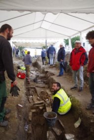 Tour of the excavation site