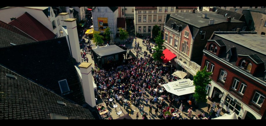 Der Marktplatz am Jubiläumswochenende