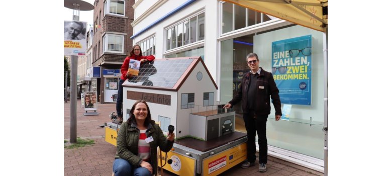 Infostand der Verbraucherzentrale in Beckum