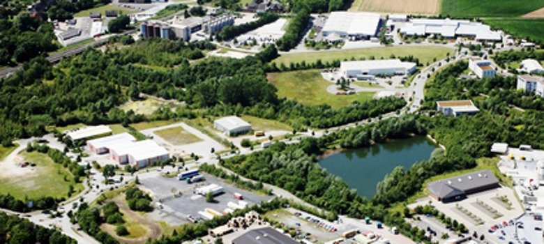 Luftbild Gewerbepark Grüner Weg